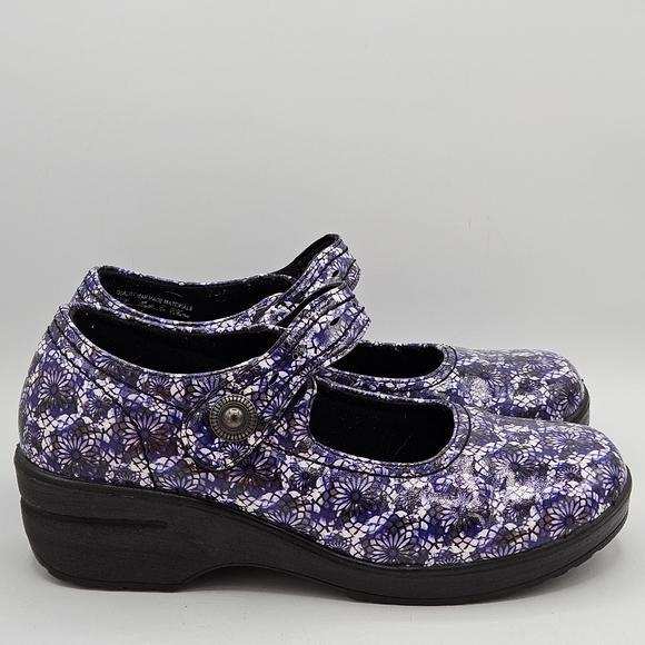 Easy works by Easy Street Floral slip resistant clogs size 9.5 - Picture 14 of 16